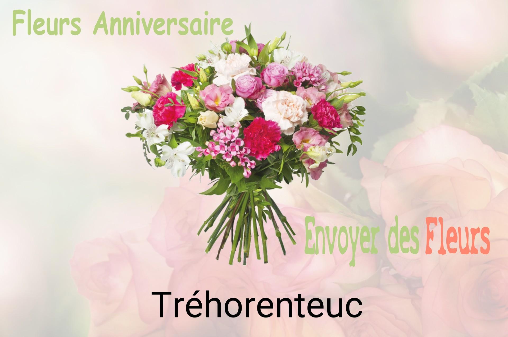 Bouquet de fleurs d’anniversaire livré à Tréhorenteuc