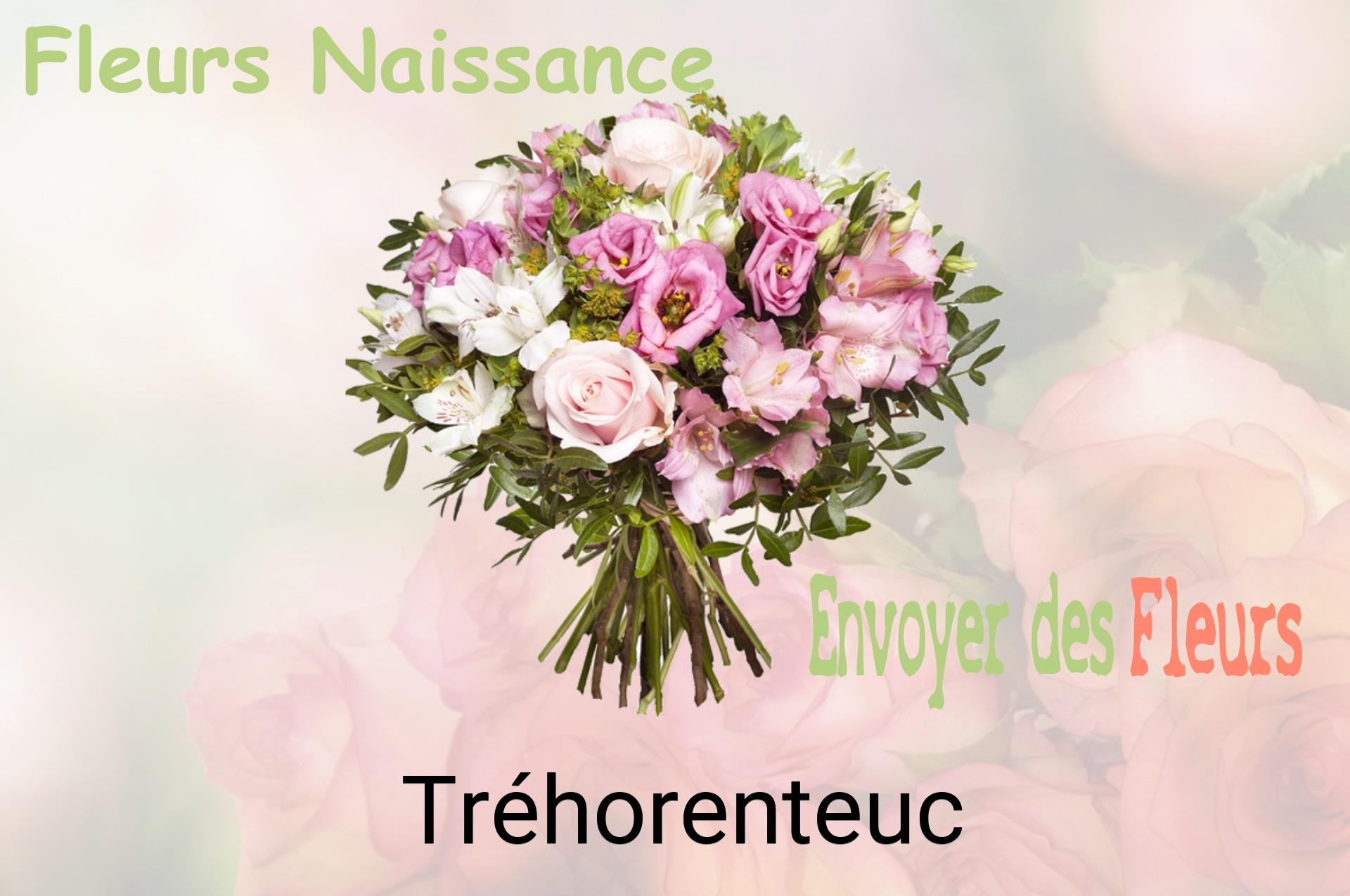 Bouquet de fleurs de naissance livré à Tréhorenteuc