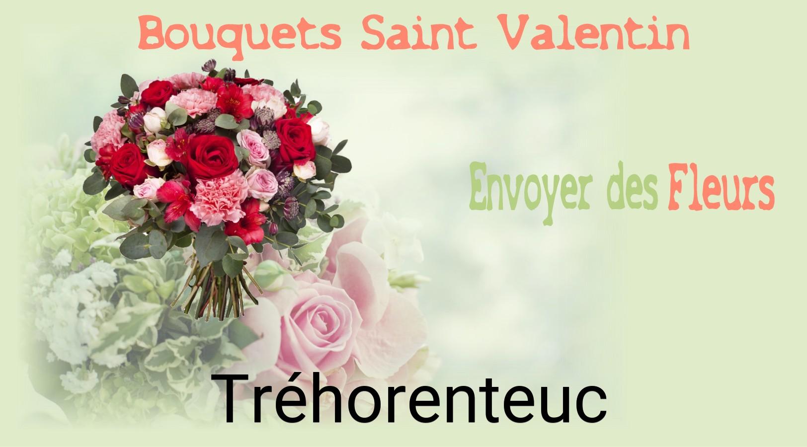 Roses de Saint-Valentin livrées à Tréhorenteuc